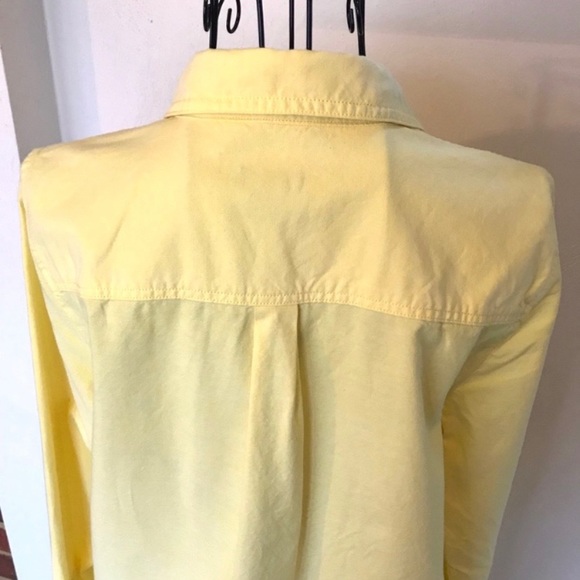J. Crew Long Sleeve 7 Button Popover Shirt Size S - Picture 6 of 8